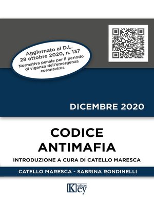 cover image of Codice antimafia